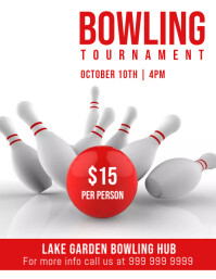 450 Bowling Customizable Design Templates Postermywall
