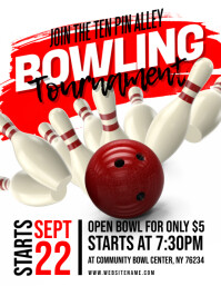 290 Bowling Night Customizable Design Templates Postermywall