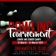 Bowling Tournament instagram video template