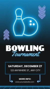 bowling tournament template Tiktok Video