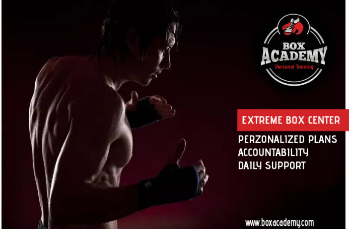 BOX GYM Cartaz template