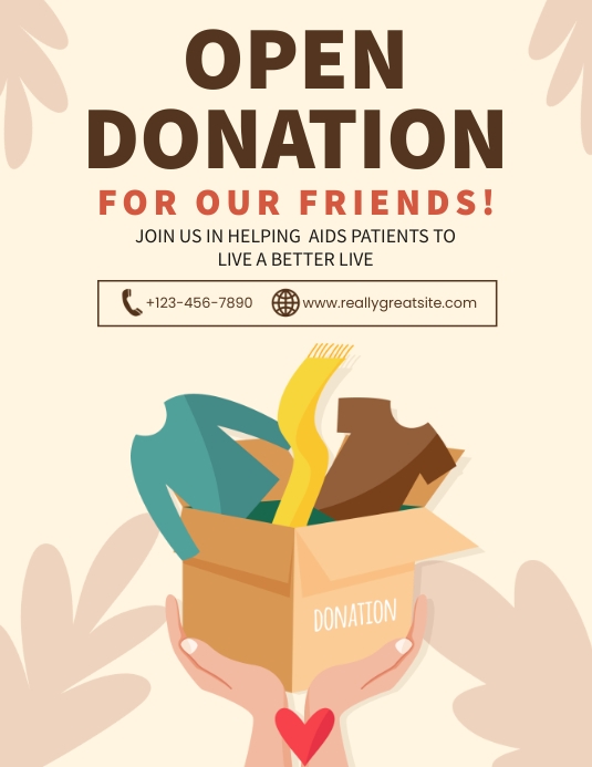 Donate Design Donation Box Design Template