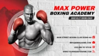 Boxing academy business card Ikhadi Lebhizinisi template