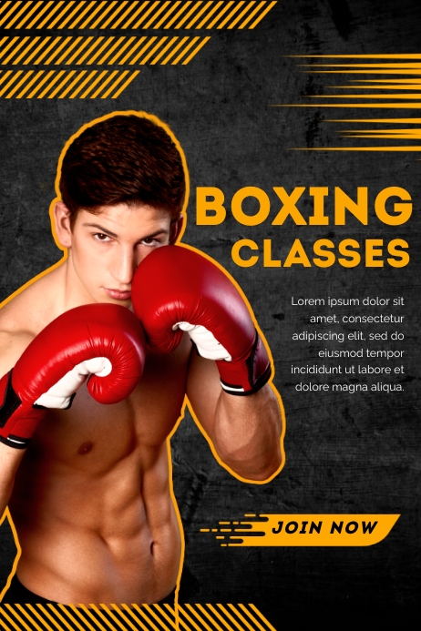 Boxing Classes Template | PosterMyWall