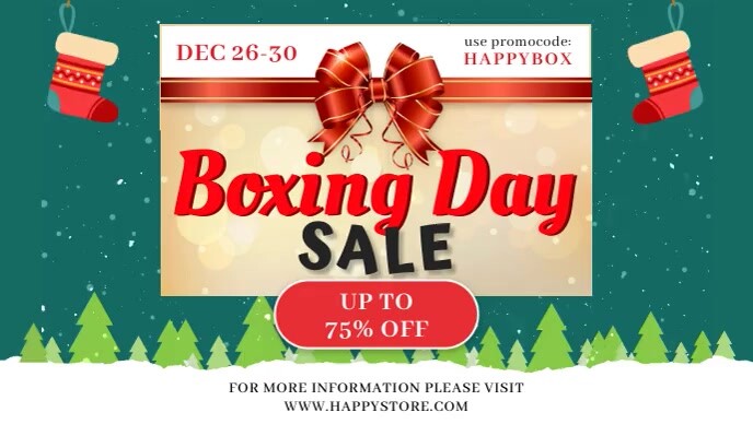 礼日大甩卖横幅模板 Postermywall 礼日大甩卖横幅模板 Postermywall