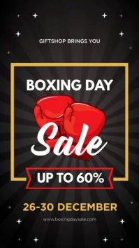 Boxing Day Big Sale Digital Banner template