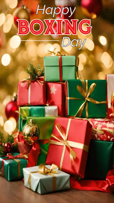 Boxing day card template | PosterMyWall