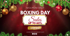 Boxing Day Facebook-annonce template