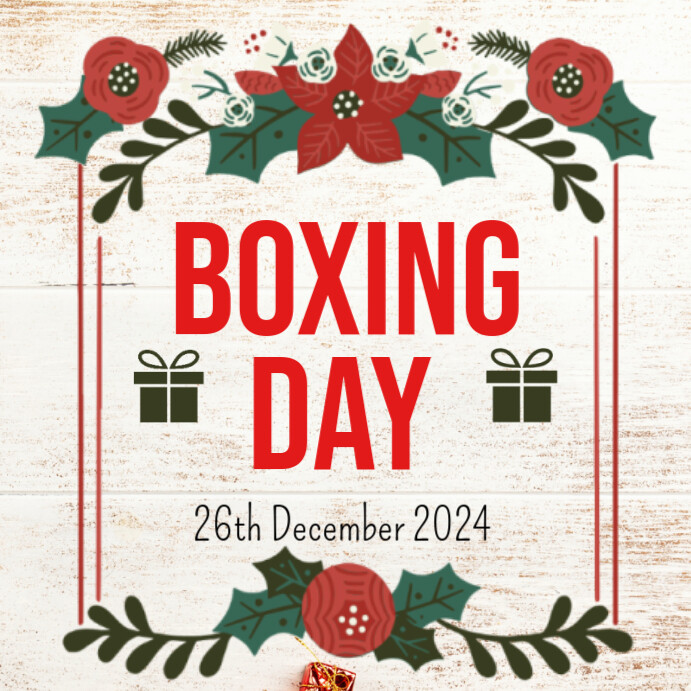 Boxing Day Template | PosterMyWall