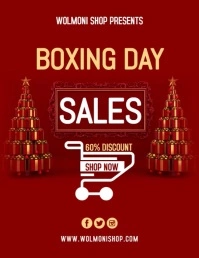 BOXING DAY Folheto (US Letter) template