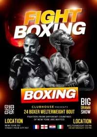 BOXING DAY A6 template