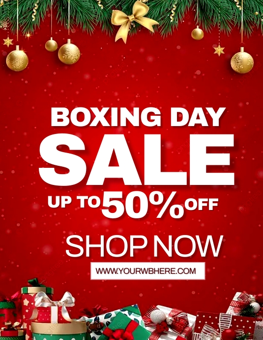 boxing day Template | PosterMyWall