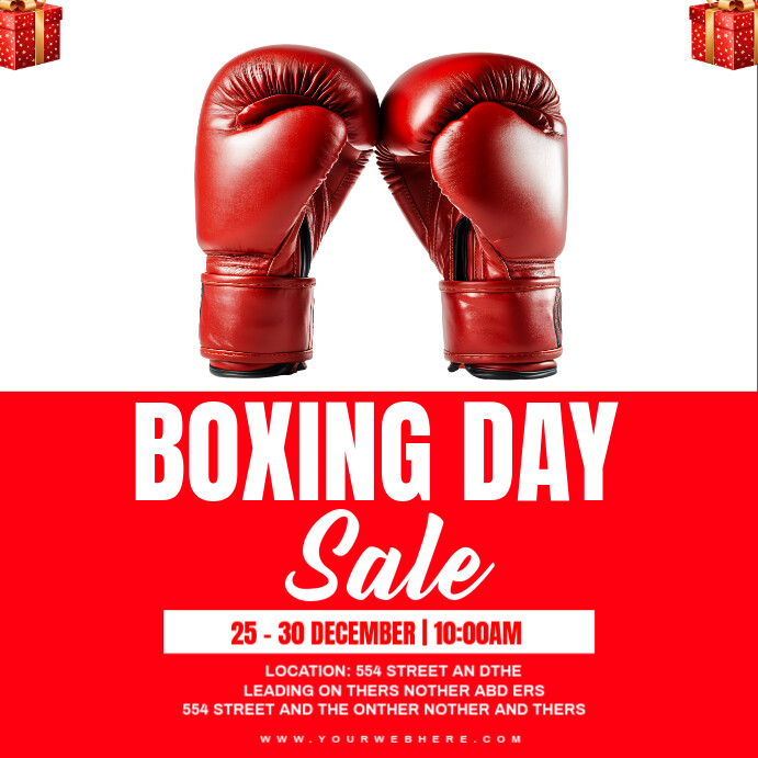 Boxing Day Template | PosterMyWall
