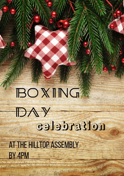 Boxing Day Template PosterMyWall