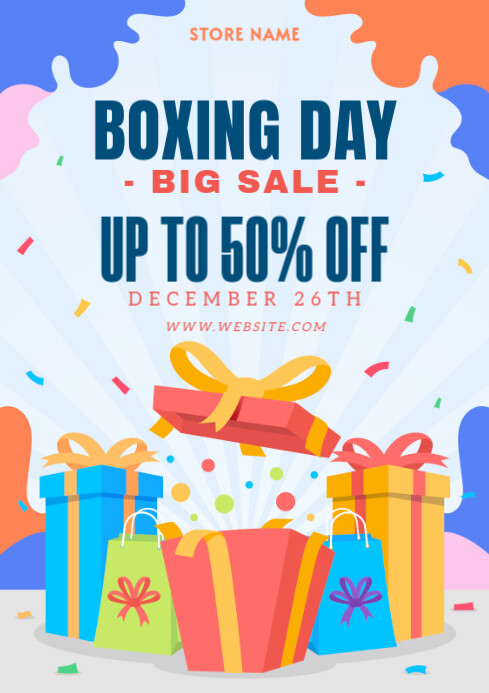 boxing day Template | PosterMyWall