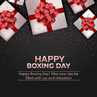Black Boxing Day Celebration Instagram na Post Template