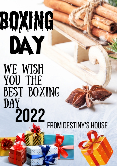 Boxing Day Template PosterMyWall