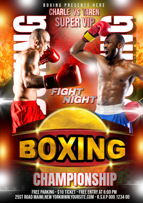 BOXING DAY A3 template