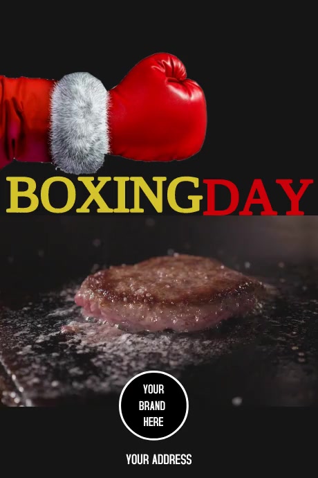 Copy of Boxing Day | PosterMyWall