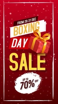 Boxing Day Digital Display HD template