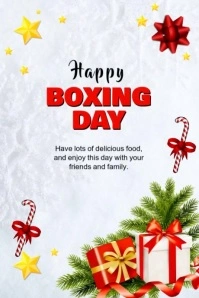 Boxing Day Flyer Template Banier 4’×6’