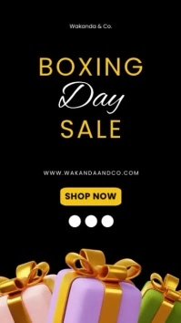 Boxing Day Instagram Story template