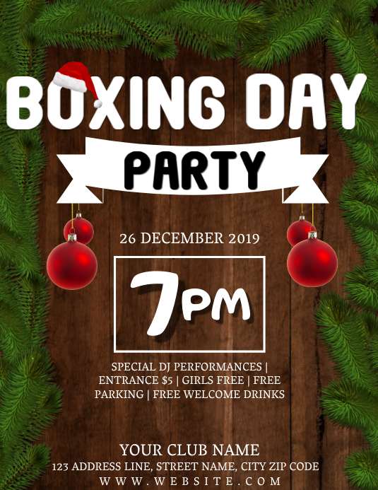 Copia De Boxing Day Party Event Flyer Template PosterMyWall copia-de-boxing-day-party-event-flyer-template-postermywall