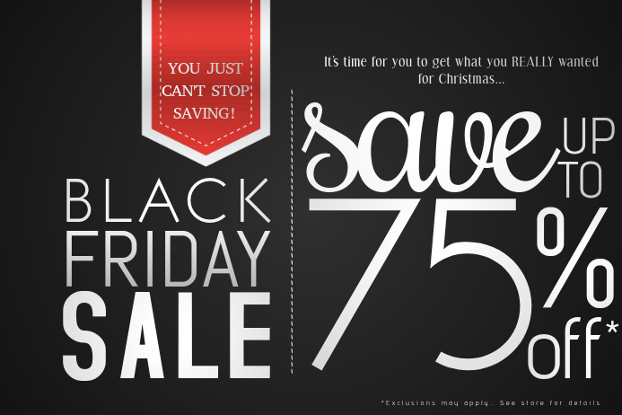 Shablon Boxing Day Retail Holiday Sale Discount Black Friday Store Postermywall