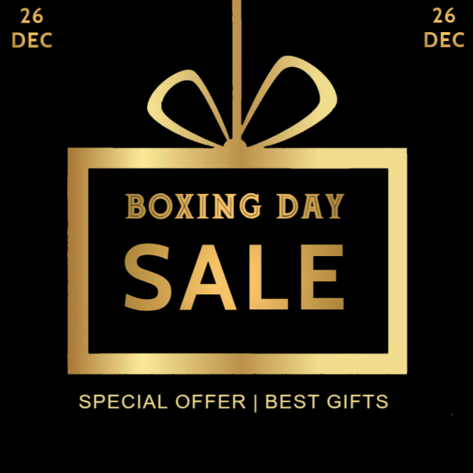 Boxing day sale,Christmas Template PosterMyWall