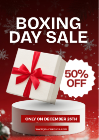 Boxing day sale A4 template