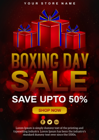 BOXING DAY SALE A4 template
