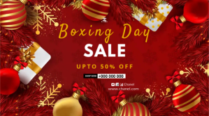 Boxing day sale Display digitale (16:9) template