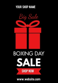 boxing day sale A3 template
