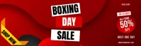 Boxing Day Sale Twitter Banner template