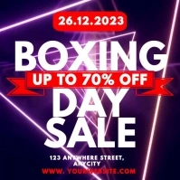 Boxing Day Sale Post Instagram template