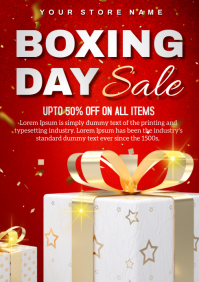 BOXING DAY SALE A4 template