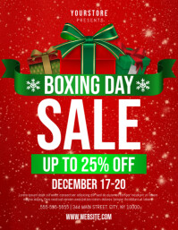 Boxing Day Sale Flyer (US Letter) template