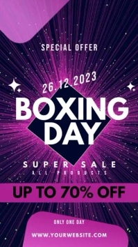 Boxing Day Sale Ролик Reels в Instagram template