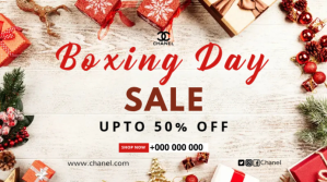 Boxing day sale Digitalt display (16:9) template
