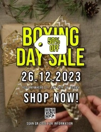 Boxing Day Sale Flyer (Letter pang-US) template