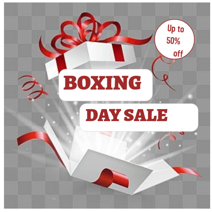 Boxing day sale 徽标 template