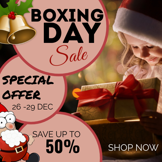 BOXING DAY SALE Template PosterMyWall