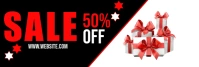 Boxing Day Sale แบนเนอร์ LinkedIn template