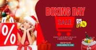 Boxing Day Sale Facebook Event Cover Facebook-evenementomslag template