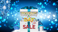 Boxing Day Sale Flyer Template Digital Display (16:9)