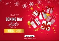 Boxing Day sale off Postcard Ikhadi leposi template