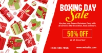 Boxing day sale offer banner ad Facebook Shared Image template