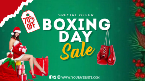 Boxing Day Sale Template Digitalt display (16:9)