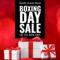 boxing day sale template สี่เหลี่ยมจัตุรัส (1:1)