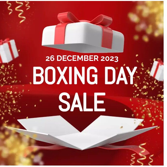 Boxing day sales flyer Template PosterMyWall
